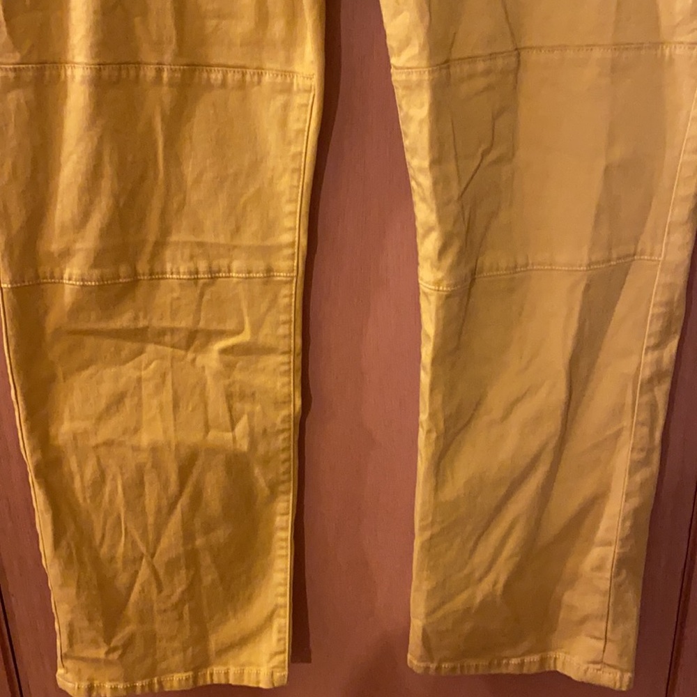 Cabi Utility Trousers Pants 2021 Mustard Yellow Size 16 - Picture 7 of 13